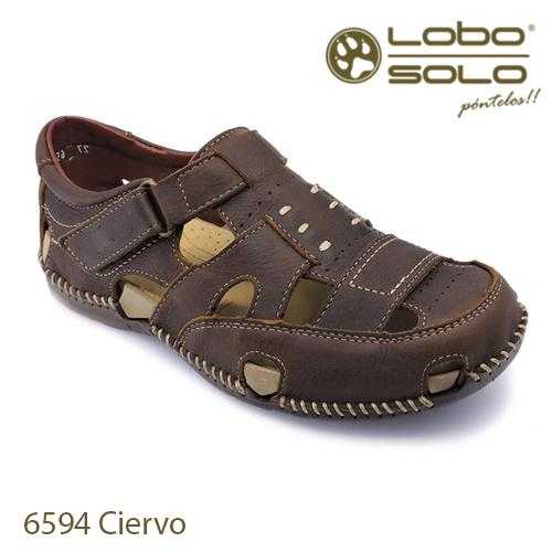 Sandalias Lobo Solo 6507n De Hombre | Huaraches Caballero Campismo